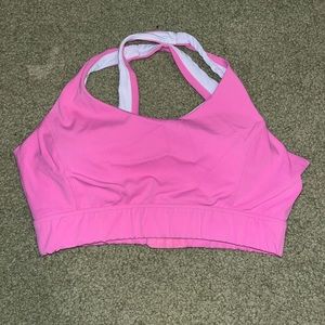 NVGTN bubble gum pink sports bra